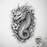 Tattoo sketch beginning, concept art for tatt… – tattoo sketch (№1760471342_0, 14.10.2025 19:49) — tattoovalue.net