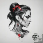 Tattoo sketch gamer pixelated character, tatt… – tattoo sketch (№1760474825_0, 14.10.2025 20:47) — tattoovalue.net