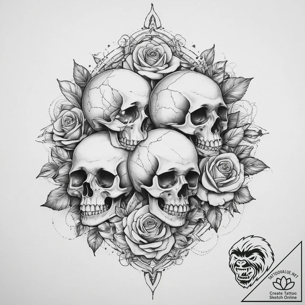 Tattoo sketch cosmic lore, concept art for ta... - tattoo sketch (№1760479816_0, 14.10.2025 22:10) — tattoovalue.net