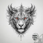 Tattoo sketch courage, concept art for tattoo… – tattoo sketch (№1760480682_0, 14.10.2025 22:24) — tattoovalue.net