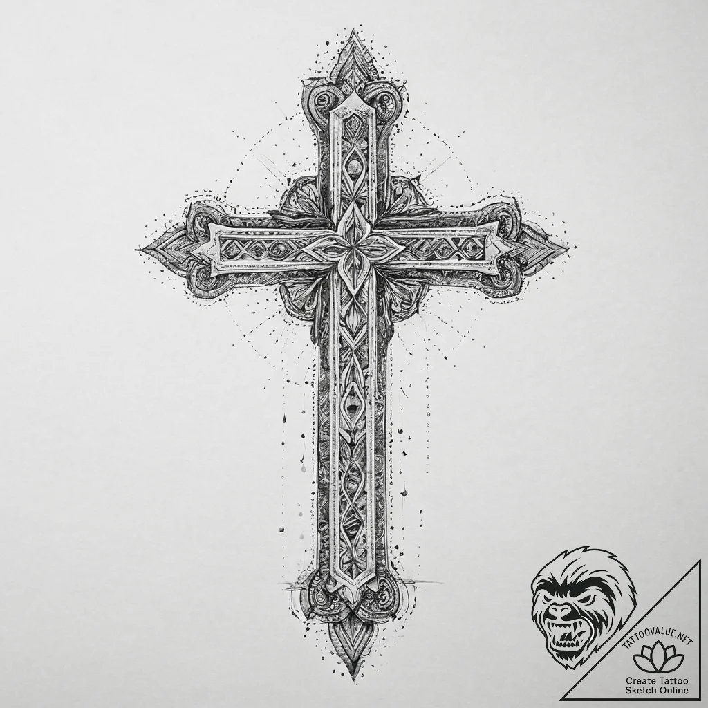 Tattoo sketch expression, concept art for tat... - tattoo sketch (№1760481563_0, 14.10.2025 22:39) — tattoovalue.net