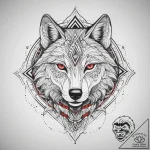 Tattoo sketch neo-traditional волк, tattoo dr… – tattoo sketch (№1760485921_0, 14.10.2025 23:52) — tattoovalue.net