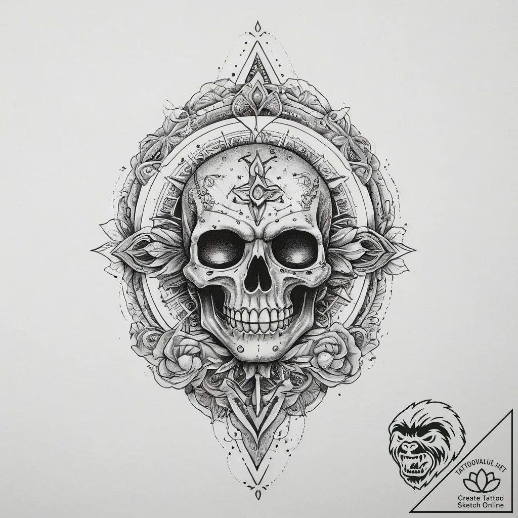Tattoo sketch cosmic character, tattoo flash... - tattoo sketch (№1760486574_0, 15.10.2025 00:02) — tattoovalue.net