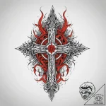 Tattoo sketch flame, concept art for tattoo,… – tattoo sketch (№1760486791_0, 15.10.2025 00:06) — tattoovalue.net