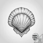 Tattoo sketch shell – tattoo sketch (№1760487669_0, 15.10.2025 00:21) — tattoovalue.net