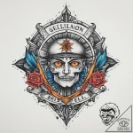 Tattoo sketch black, ink illustration for tat… – tattoo sketch (№1760488320_0, 15.10.2025 00:32) — tattoovalue.net