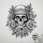Tattoo sketch soldier with a pen, artistic ta… – tattoo sketch (№1760488754_0, 15.10.2025 00:39) — tattoovalue.net