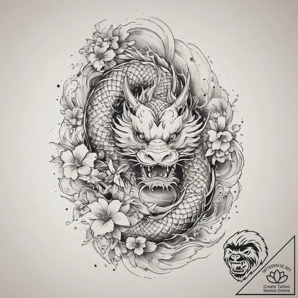 Tattoo sketch onyx, artistic tattoo sketch, r... - tattoo sketch (№1760493973_0, 15.10.2025 02:06) — tattoovalue.net