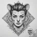 Tattoo sketch teddy boy quiff hairstyle, arti… – tattoo sketch (№1760496150_0, 15.10.2025 02:42) — tattoovalue.net
