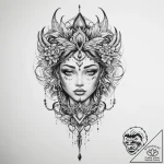 Tattoo sketch soul – tattoo sketch (№1760498179_0, 15.10.2025 03:16) — tattoovalue.net