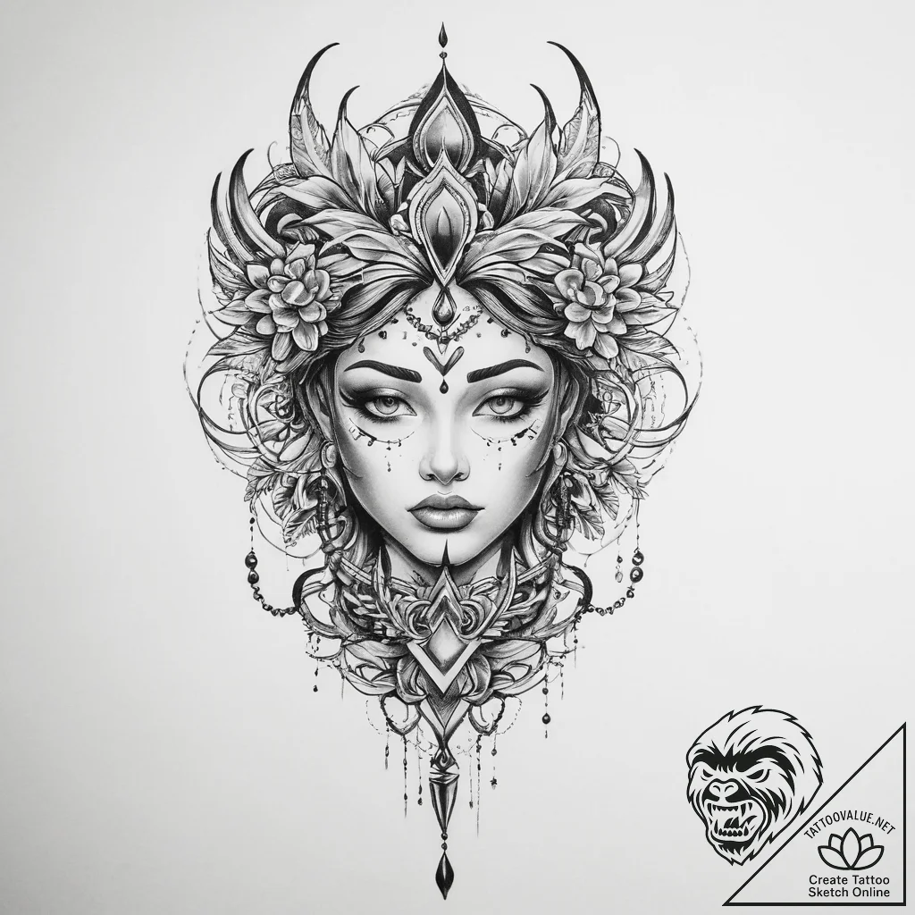 Tattoo sketch soul - tattoo sketch (№1760498179_0, 15.10.2025 03:16) — tattoovalue.net