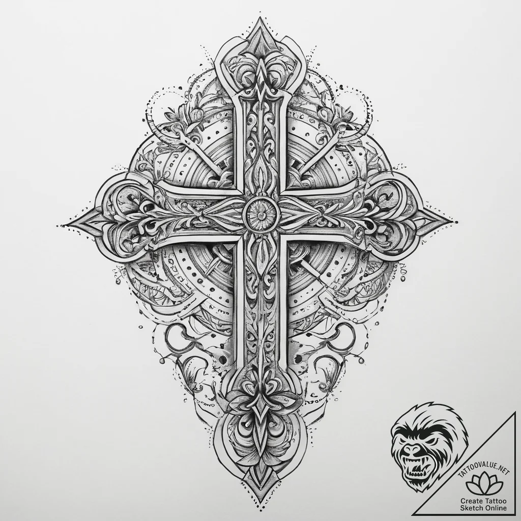 Tattoo sketch needle, tattoo drawing outline,... - tattoo sketch (№1760499490_0, 15.10.2025 03:38) — tattoovalue.net