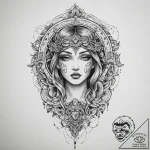 Tattoo sketch blessed ground, tattoo drawing… – tattoo sketch (№1760499926_0, 15.10.2025 03:45) — tattoovalue.net