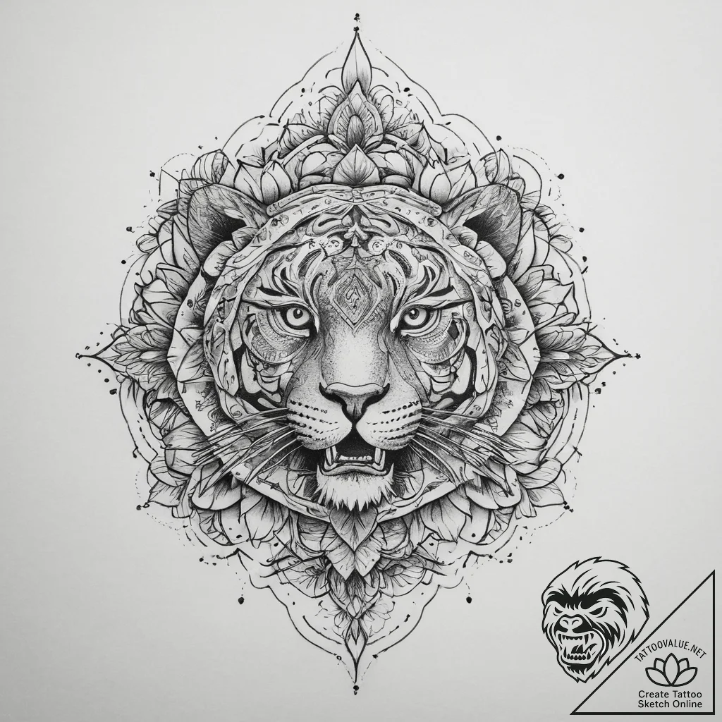 Tattoo sketch ruby, tattoo line art, on a cle... - tattoo sketch (№1760500361_0, 15.10.2025 03:52) — tattoovalue.net