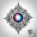 Tattoo sketch cosmic history, artistic tattoo… – tattoo sketch (№1760502769_0, 15.10.2025 04:32) — tattoovalue.net