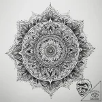 Tattoo sketch intricate mandala, concept art… – tattoo sketch (№1760504297_0, 15.10.2025 04:58) — tattoovalue.net