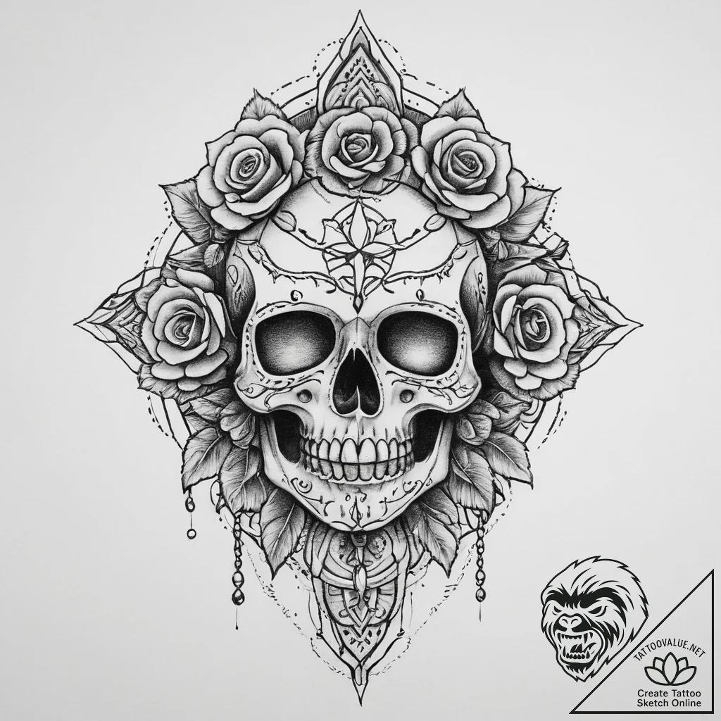 Tattoo sketch inca stonework with a sun, tatt... - tattoo sketch (№1760506486_0, 15.10.2025 05:34) — tattoovalue.net