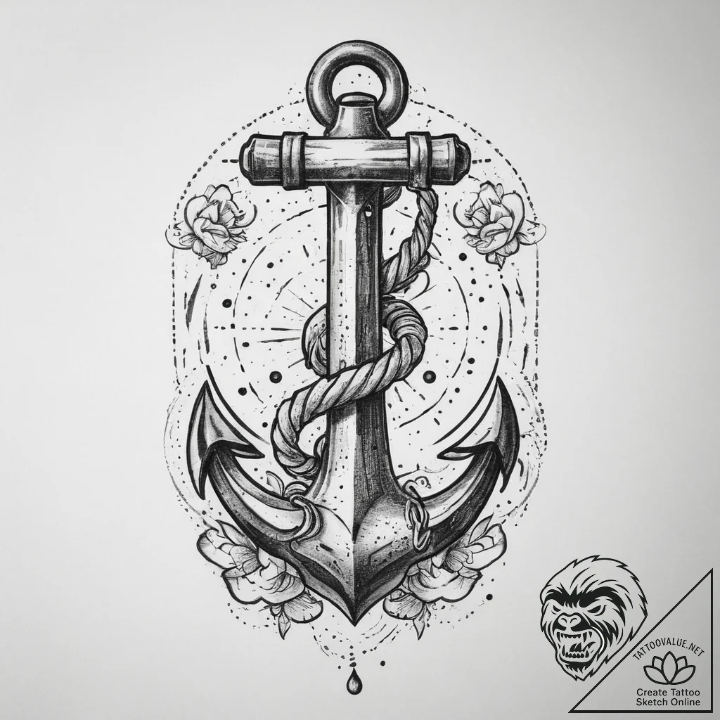 Tattoo sketch popeye anchor tattoo, tattoo sk... - tattoo sketch (№1760506922_0, 15.10.2025 05:42) — tattoovalue.net