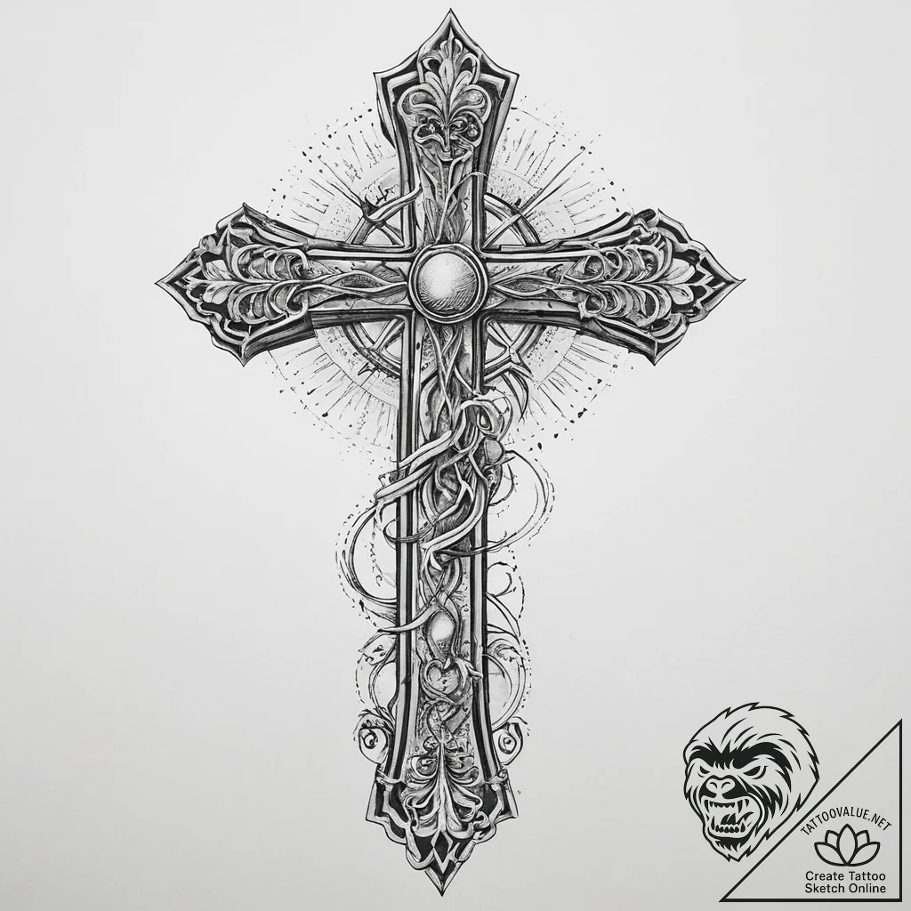 Tattoo sketch heaven, tattoo flash sheet desi... - tattoo sketch (№1760509397_0, 15.10.2025 06:23) — tattoovalue.net