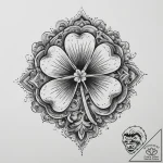 Tattoo sketch clover, tattoo sketch design, s… – tattoo sketch (№1760510271_0, 15.10.2025 06:37) — tattoovalue.net