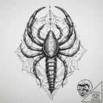 Tattoo sketch hands with a scorpion, tattoo f… – tattoo sketch (№1760510705_0, 15.10.2025 06:45) — tattoovalue.net