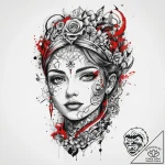 Tattoo sketch mystical puzzle, artistic tatto… – tattoo sketch (№1760511804_0, 15.10.2025 07:03) — tattoovalue.net