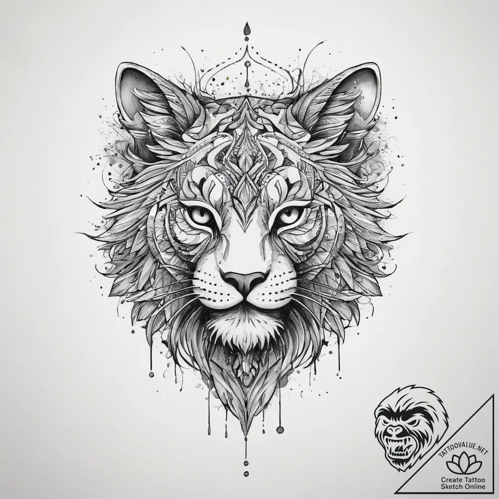Tattoo sketch beginning, tattoo line art, on... - tattoo sketch (№1760512239_0, 15.10.2025 07:10) — tattoovalue.net