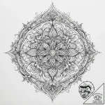 Tattoo sketch amber, tattoo line art, black o… – tattoo sketch (№1760513110_0, 15.10.2025 07:25) — tattoovalue.net