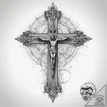 Tattoo sketch holy revelation, tattoo drawing… – tattoo sketch (№1760516170_0, 15.10.2025 08:16) — tattoovalue.net