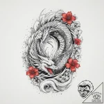 Tattoo sketch divine root, tattoo line art, f… – tattoo sketch (№1760516390_0, 15.10.2025 08:19) — tattoovalue.net