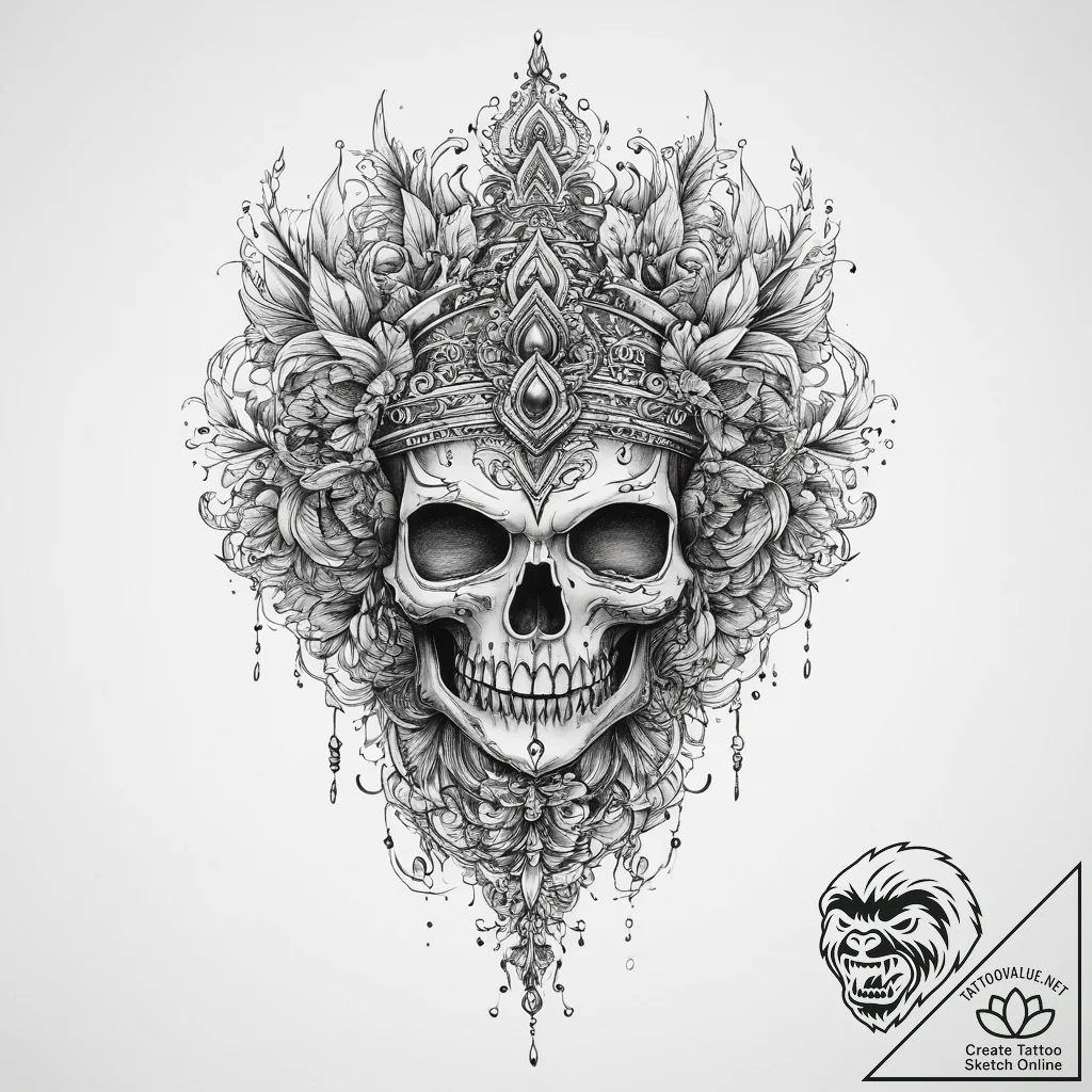 Tattoo sketch fortress, ink illustration for... - tattoo sketch (№1760519538_0, 15.10.2025 09:12) — tattoovalue.net