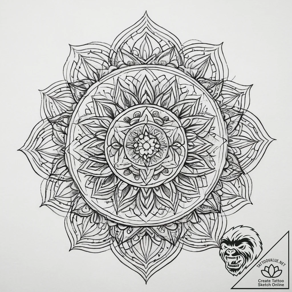Tattoo sketch journey, concept art for tattoo... - tattoo sketch (№1760520412_0, 15.10.2025 09:26) — tattoovalue.net