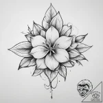 Tattoo sketch jasmine, artistic tattoo sketch… – tattoo sketch (№1760521277_0, 15.10.2025 09:41) — tattoovalue.net