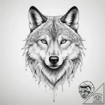 Tattoo sketch slavic wolf – tattoo sketch (№1760522792_0, 15.10.2025 10:06) — tattoovalue.net