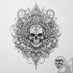 Tattoo sketch blessed realm, tattoo drawing o… – tattoo sketch (№1760523881_0, 15.10.2025 10:24) — tattoovalue.net