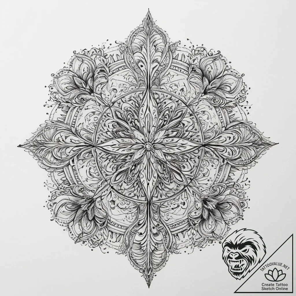 Tattoo sketch delicate tattoo, tattoo line ar... - tattoo sketch (№1760524963_0, 15.10.2025 10:42) — tattoovalue.net
