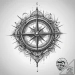 Tattoo sketch hands with a compass, artistic… – tattoo sketch (№1760525397_0, 15.10.2025 10:49) — tattoovalue.net