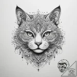 Tattoo sketch узор в виде кошки, tattoo sketc… – tattoo sketch (№1760525615_0, 15.10.2025 10:53) — tattoovalue.net