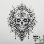 Tattoo sketch sapphire, ink illustration for… – tattoo sketch (№1760526484_0, 15.10.2025 11:08) — tattoovalue.net