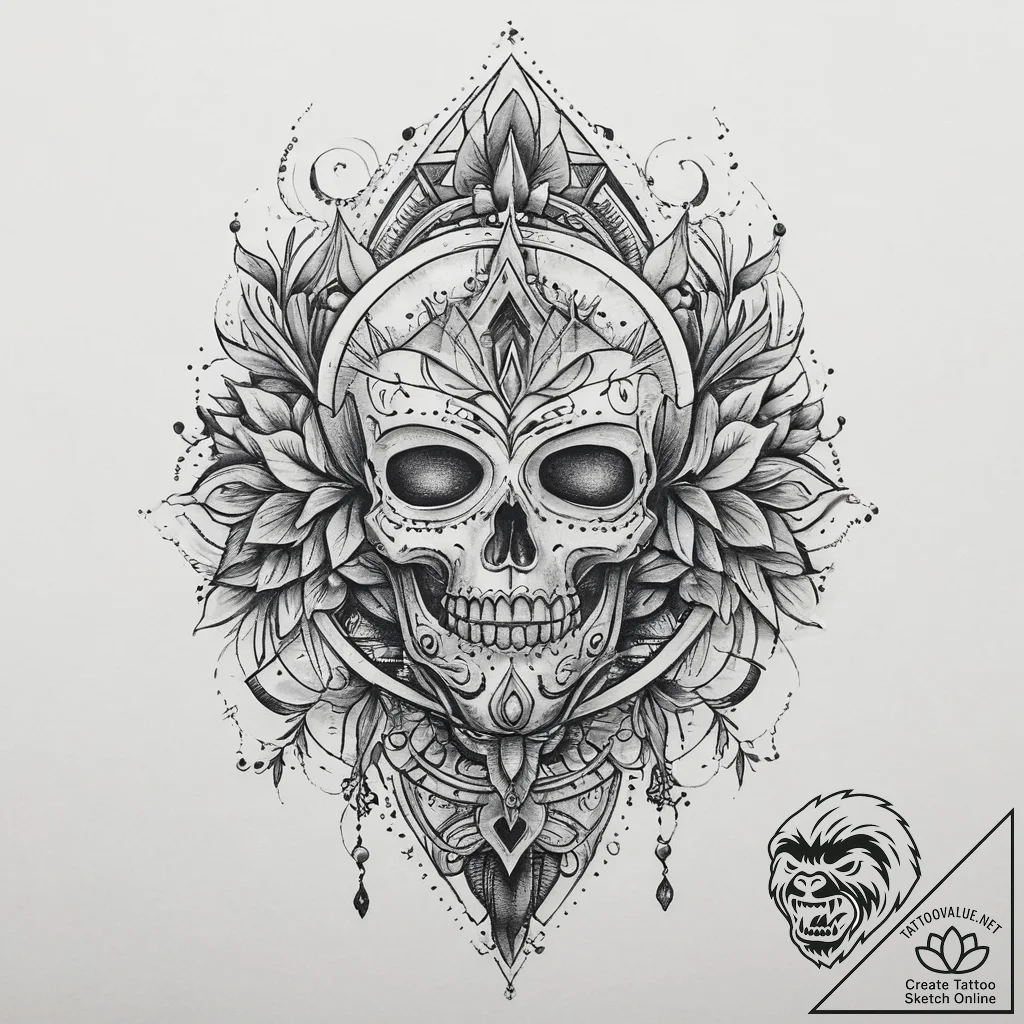 Tattoo sketch sapphire, ink illustration for... - tattoo sketch (№1760526484_0, 15.10.2025 11:08) — tattoovalue.net