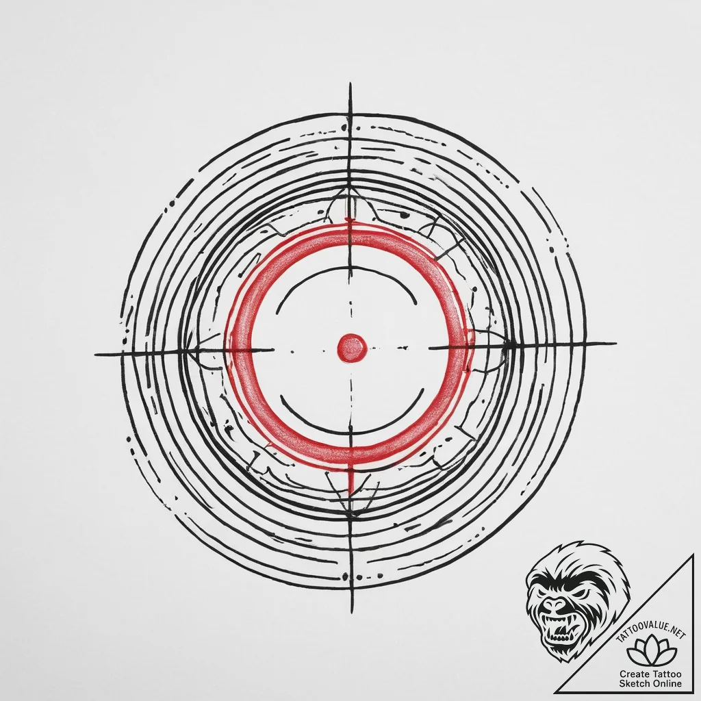 Tattoo sketch black circle, tattoo line art,... - tattoo sketch (№1760526926_0, 15.10.2025 11:15) — tattoovalue.net
