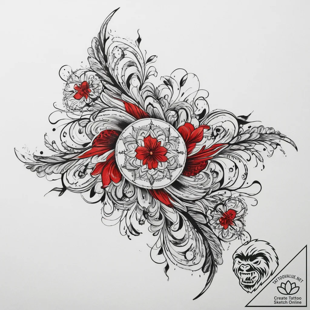Tattoo sketch ambition, tattoo flash sheet de... - tattoo sketch (№1760527358_0, 15.10.2025 11:22) — tattoovalue.net