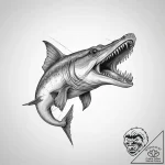 Tattoo sketch paddlefish – tattoo sketch (№1760527794_0, 15.10.2025 11:29) — tattoovalue.net
