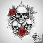 Tattoo sketch red, tattoo drawing outline, se… – tattoo sketch (№1760529097_0, 15.10.2025 11:51) — tattoovalue.net