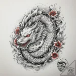Tattoo sketch fire, tattoo sketch design, bla… – tattoo sketch (№1760529533_0, 15.10.2025 11:58) — tattoovalue.net