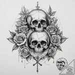 Tattoo sketch fake, tattoo flash sheet design… – tattoo sketch (№1760529968_0, 15.10.2025 12:06) — tattoovalue.net