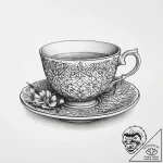 Tattoo sketch teacup tattoo, tattoo drawing o… – tattoo sketch (№1760530402_0, 15.10.2025 12:13) — tattoovalue.net