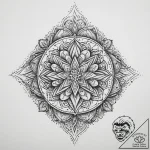 Tattoo sketch a symbolic object, ink illustra… – tattoo sketch (№1760530844_0, 15.10.2025 12:20) — tattoovalue.net