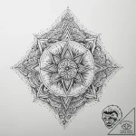 Tattoo sketch kalashtar dream, tattoo line ar… – tattoo sketch (№1760532800_0, 15.10.2025 12:53) — tattoovalue.net