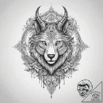 Magical animals & spirits, artistic tattoo sk… – tattoo sketch (№1760533671_0, 15.10.2025 13:07) — tattoovalue.net